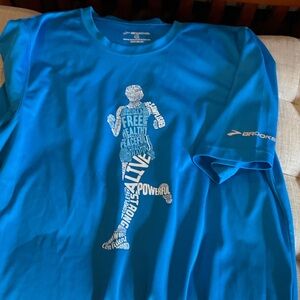 Brooks Vibrant Blue Runner Tee